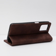 Etui do Motorola Moto E13 4G, ERBORD Vintage portfel z klapką, kawowe