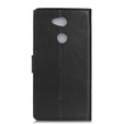 Etui do Sony Xperia L2, Obudowa Portfel Case, Czarne