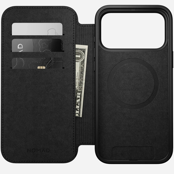Etui Nomad do iPhone 17 Pro Max, Modern Leather Folio, brązowe