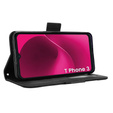 Etui z klapką do T Phone 3 5G, Card Slot, czarne