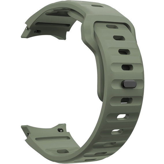Pasek Silikonowy do Samsung Galaxy Watch 4/5/6/7/FE 40/42/43/44/45/46/47mm, Ciemny Zielony