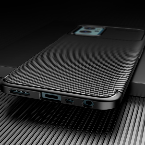 Etui do Realme 9i / Oppo A96 / Oppo A36, Carbon Gel, czarne