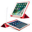 Etui do iPad 9.7" 2018/2017 (6/5 gen.) / Air 2/1 9.7" 2014/2013, Smartcase z miejscem na rysik, czerwone