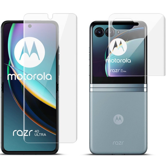 Zestaw folii na przód i tył IMAK Hydrogel do Motorola Razr 40 Ultra 5G