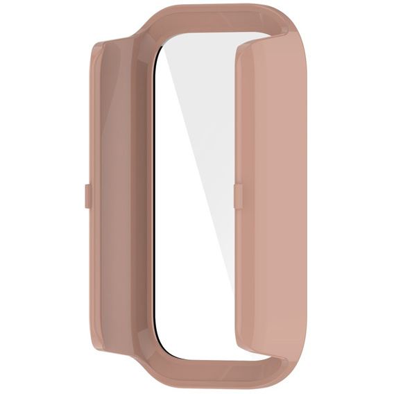 2w1 Etui + Szkło Hartowane do Xiaomi Smart Band 9 Active, Różowe