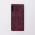Etui do Motorola Moto E13 4G, ERBORD Vintage portfel z klapką, czerwone