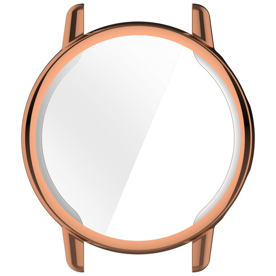 2w1 Etui z Osłoną na ekran do Garmin Vivoactive 5, Różowe rose gold