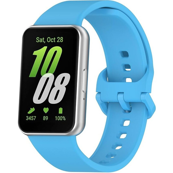 Pasek Silikonowy do Samsung Galaxy Fit 3, Niebieski