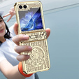 Etui do Samsung Galaxy Z Flip7 FE / Z Flip6, Mechanical Legend, złote