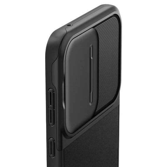 Etui Spigen do Samsung Galaxy A55 5G, Optik Armor, Czarne + Szkło
