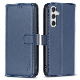 Etui z klapką do Samsung Galaxy A35 5G,BINFEN Wallet, niebieskie