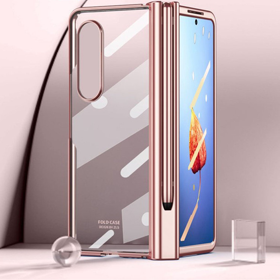 Etui Clever Design do Samsung Galaxy Z Fold 4 5G, Rose Gold