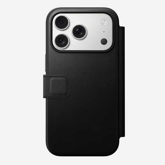 Etui Nomad do iPhone 17 Pro, Modern Leather Folio, czarne