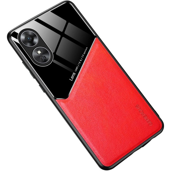 Etui do Oppo A17, ERBORD Hybrid, Czerwone