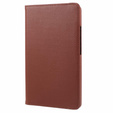 Etui do Samsung Galaxy Tab A11/A9, Obrotowe 360, brązowe