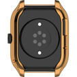 2w1 Etui z osłoną na ekran do Amazfit GTS 4, Złote