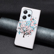 Etui z klapką do Xiaomi Redmi 12 4G, Wallet, Colorful Tree białe