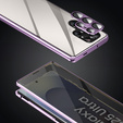 Etui do Samsung Galaxy S25 Ultra, Privacy Dual Glass, fioletowe