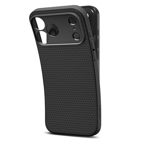 Etui Spigen do iPhone 17 Pro, Liquid Air, Matte Black