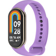 Pasek Silikonowy do Xiaomi Smart Band 10 / 9 / 8, Fioletowy