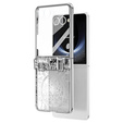 Etui do Samsung Galaxy Z Flip7 5G, Mechanical Legend, srebrne