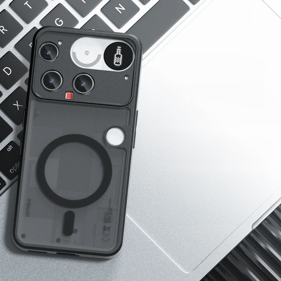 Etui do Nothing Phone 3 5G, do MagSafe, ERBORD Matt Case, czarny