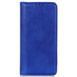 Etui z klapką do Xiaomi Poco F8 Pro, Split Leather, niebieskie
