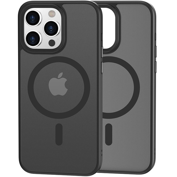 Etui do MagSafe do iPhone 15 Pro, Hybrid Case Matte, czarne