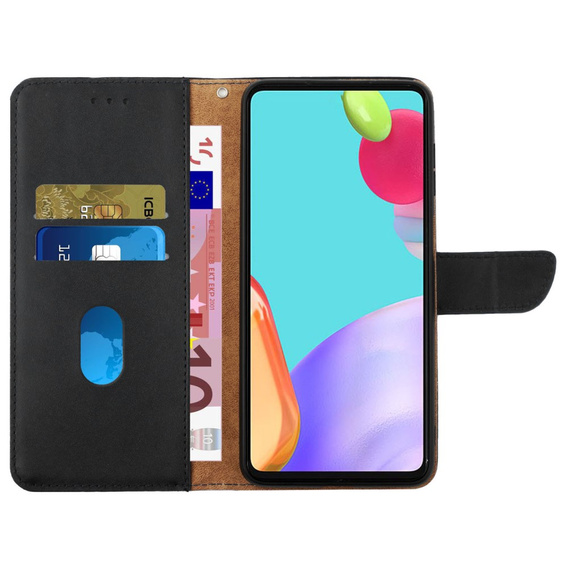 Etui z klapką do Samsung Galaxy Xcover 7, Split Leather, czarne