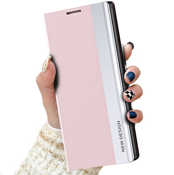 Etui z klapką do Xiaomi Poco X5 Pro 5G / Redmi Note 12 Pro, Side Magnetic, różowe