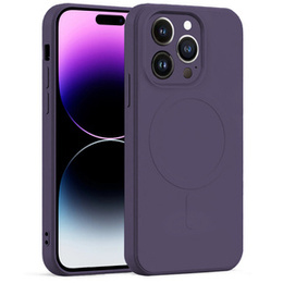 Etui Silicone Mag Cover do iPhone 14 Pro Max, Purple