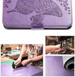 Etui z klapką do Oppo Reno 13, Butterfly, fioletowe