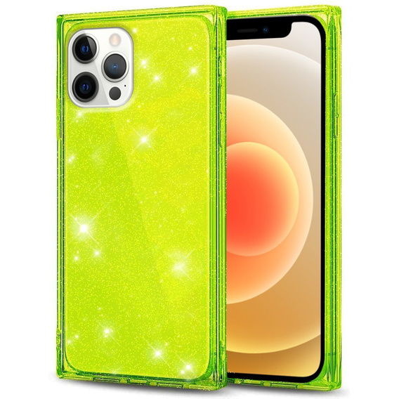 Etui Square Glitter do iPhone 12 Pro Max, Green