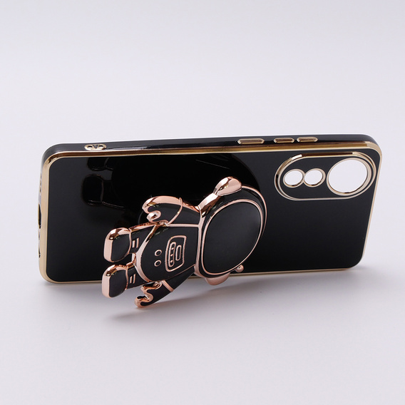 Etui do Oppo A78 4G, Astronaut, czarne
