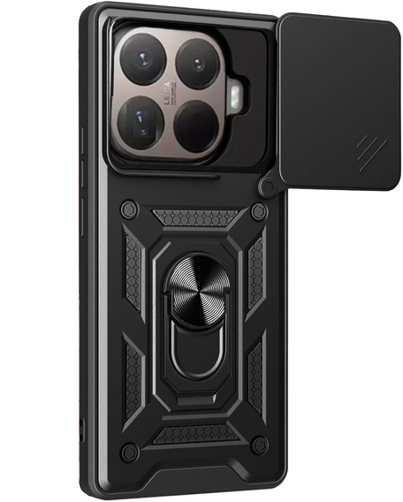 Etui pancerne do Xiaomi 15T Pro, CamShield Slide, czarne