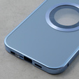 Etui do iPhone 12 Pro, Dual Glass, do Magsafe, niebieskie