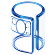 Etui Electroplating Frame do Huawei P60 Pro, przezroczyste / niebieskie