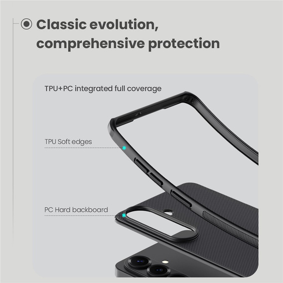 Etui NILLKIN do Samsung Galaxy S26 Plus, Frosted Shield, do MagSafe, czarne