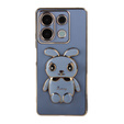 Etui do Xiaomi Redmi Note 13 Pro 5G, Rabbit, niebieskie + Szkło Hartowane 9H