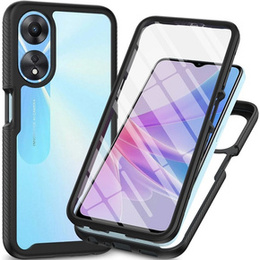 Etui do Oppo A78 5G, Shockproof, z folią, czarne