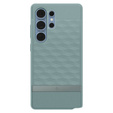 Etui Spigen do Samsung Galaxy S25 Ultra, Parallax Mag, do MagSafe, zielone + Szkło Hartowane 9H