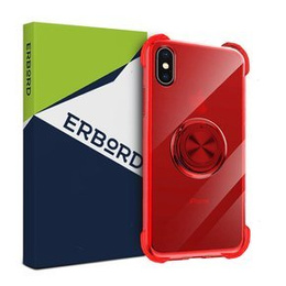 Etui do iPhone X / XS - ERBORD Airbag Ring - Red