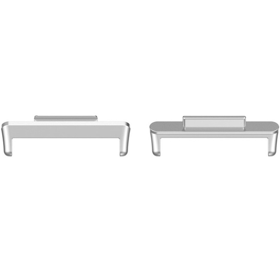2x Adapter złącze do paska do Huawei Watch Fit 2, Srebrne