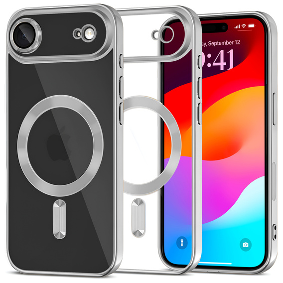 Etui do iPhone Air Electro MagSafe – srebrne
