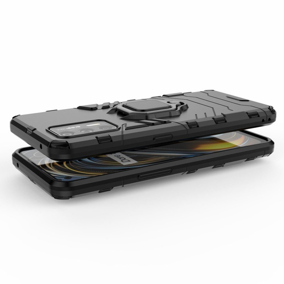 Etui do Realme GT 5G, Kickstand Ring, czarne