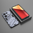 Etui do Xiaomi Redmi Note 13 Pro 4G / Xiaomi Redmi Note 14S / Xiaomi Poco M6 Pro 4G, Military kickstand, granatowe