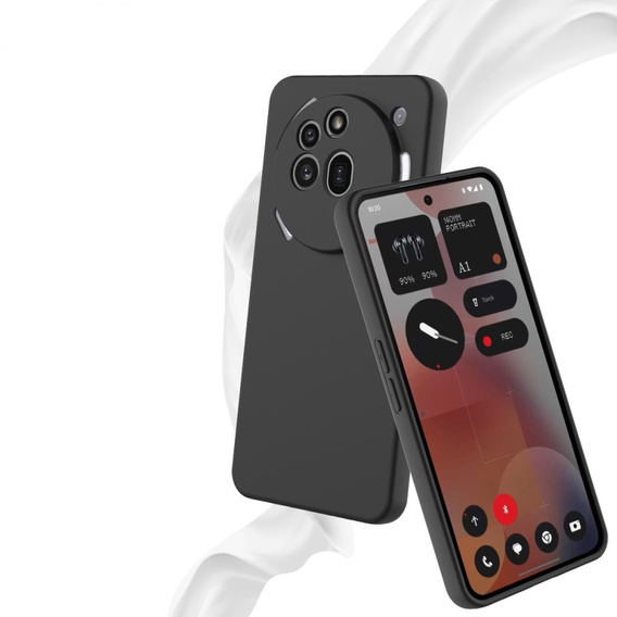 Etui do Nothing Phone 3a Pro, Silicone Lite, czarne