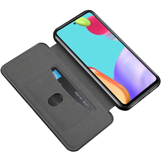 Etui Wallet do Samsung Galaxy A72 5G, Elegance, Black