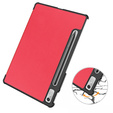 Etui do Lenovo Tab P11 Pro Gen 2 TB132FU TB132XU 11.2", Trójdzielne z miejscem na rysik, Czerwone