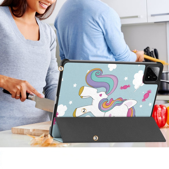 Etui do Xiaomi Pad 7 / 7 Pro, Smartcase, unicorn